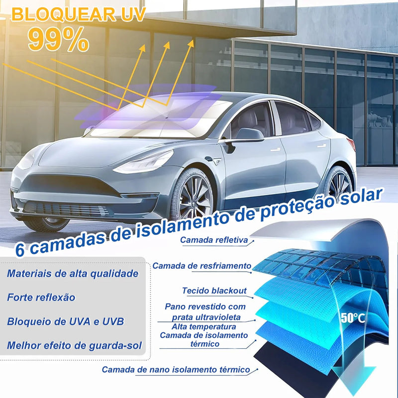 Guarda-chuva Sunshade - Protetor solar para carros