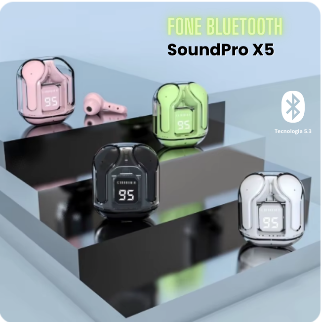 Fone de Ouvido Bluetooth - SoundPro X5