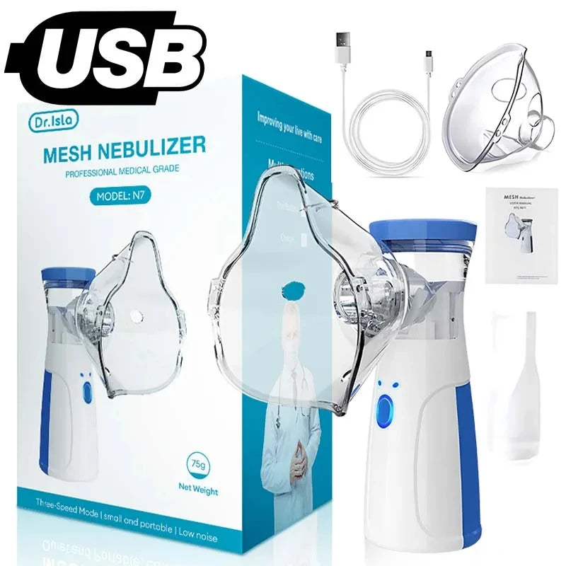 Nebulizador Portátil Silencioso para Adultos e Crianças